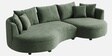 Solstice Modular Sofa In Frosty Green Color