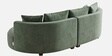 Solstice Modular Sofa In Frosty Green Color