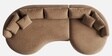 Solstice Modular Sofa In Light Brown Color
