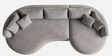 Solstice Modular Sofa In Light Grey Color