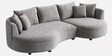 Solstice Modular Sofa In Light Grey Color