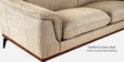 Somerset 3 Seater Sofa In Brown Colour With Matte Finish Somerset 3 Seater Sofa In Brown Colour With Matte Finish