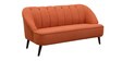 Sophie 2 Seater Sofa in Rust Colour