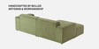 Sophisticated Comfort 2 Seater LHS Sofa In Grey Colour Sophisticated Comfort 2 Seater LHS Sofa In Grey Colour