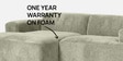 Sophisticated Comfort 2 Seater RHS Sofa In Cream Colour