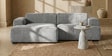 Sophisticated Comfort 2 Seater RHS Sofa In Dark Grey Colour