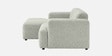Sophisticated Comfort 2 Seater RHS Sofa In Light Grey Colour