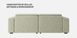 Sophisticated Comfort 2 Seater RHS Sofa In White Colour Sophisticated Comfort 2 Seater RHS Sofa In White Colour