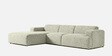 Sophisticated Comfort 3 Seater RHS Sofa In Cream Colour