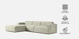 Sophisticated Comfort 3 Seater RHS Sofa In Cream Colour