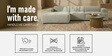Sophisticated Comfort 3 Seater RHS Sofa In Cream Colour