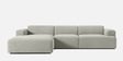 Sophisticated Comfort 3 Seater RHS Sofa In Grey Colour