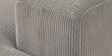 Sophisticated Comfort Corduroy 2 Seater RHS Sofa In Grey Colour