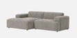Sophisticated Comfort Corduroy 2 Seater RHS Sofa In Grey Colour