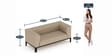 SOS LiteOffice Host 3 Seater Sofa in Camel Colour