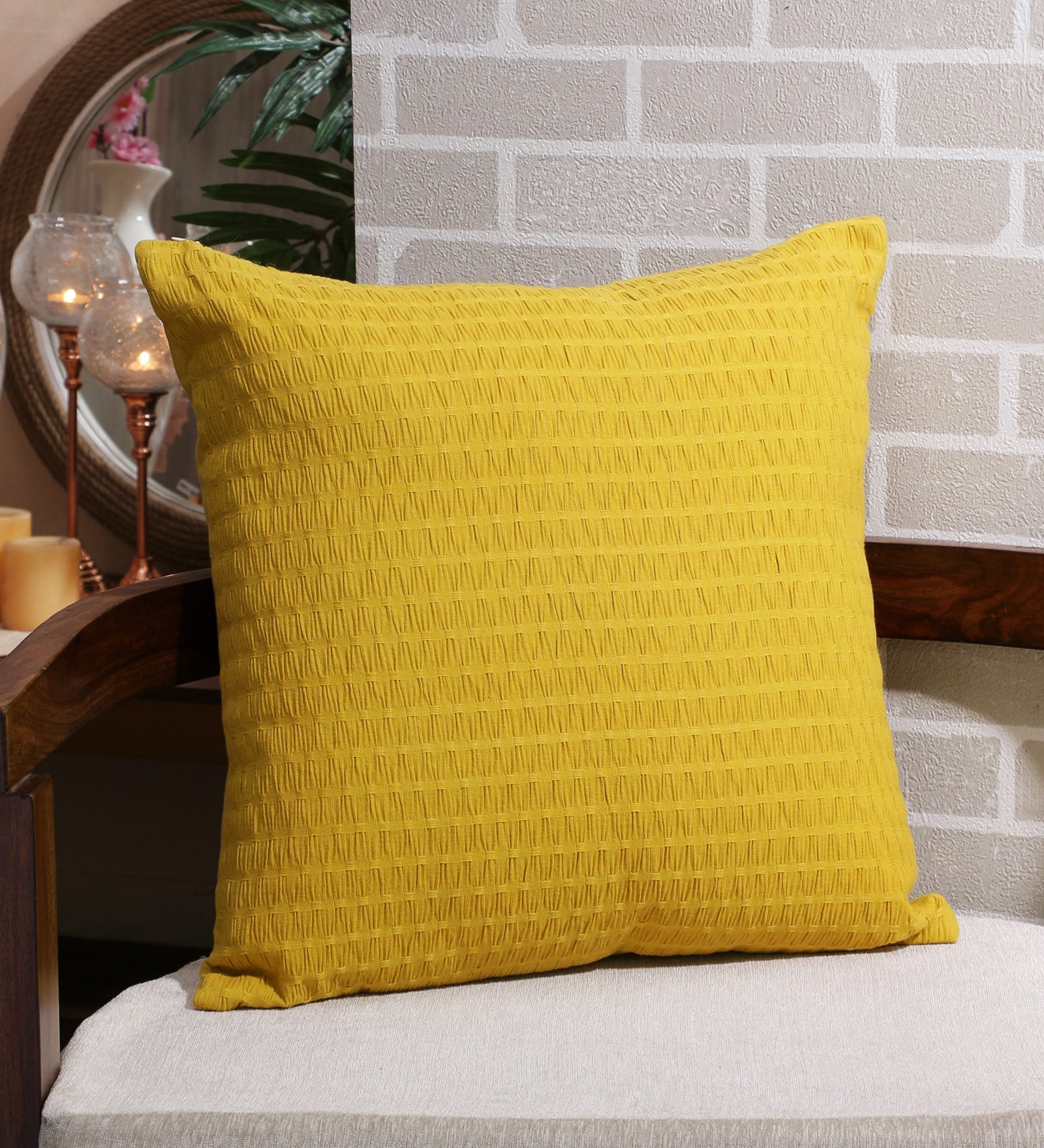 yellow cushion covers