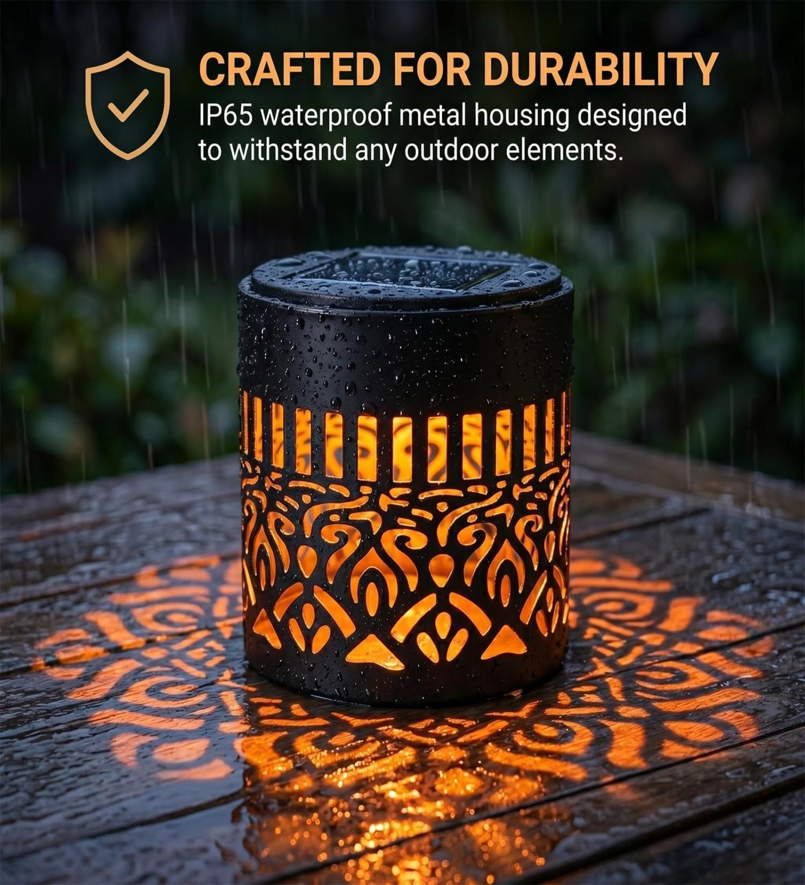Solar Mandala 7 Color Changing Projector Light 1Pc