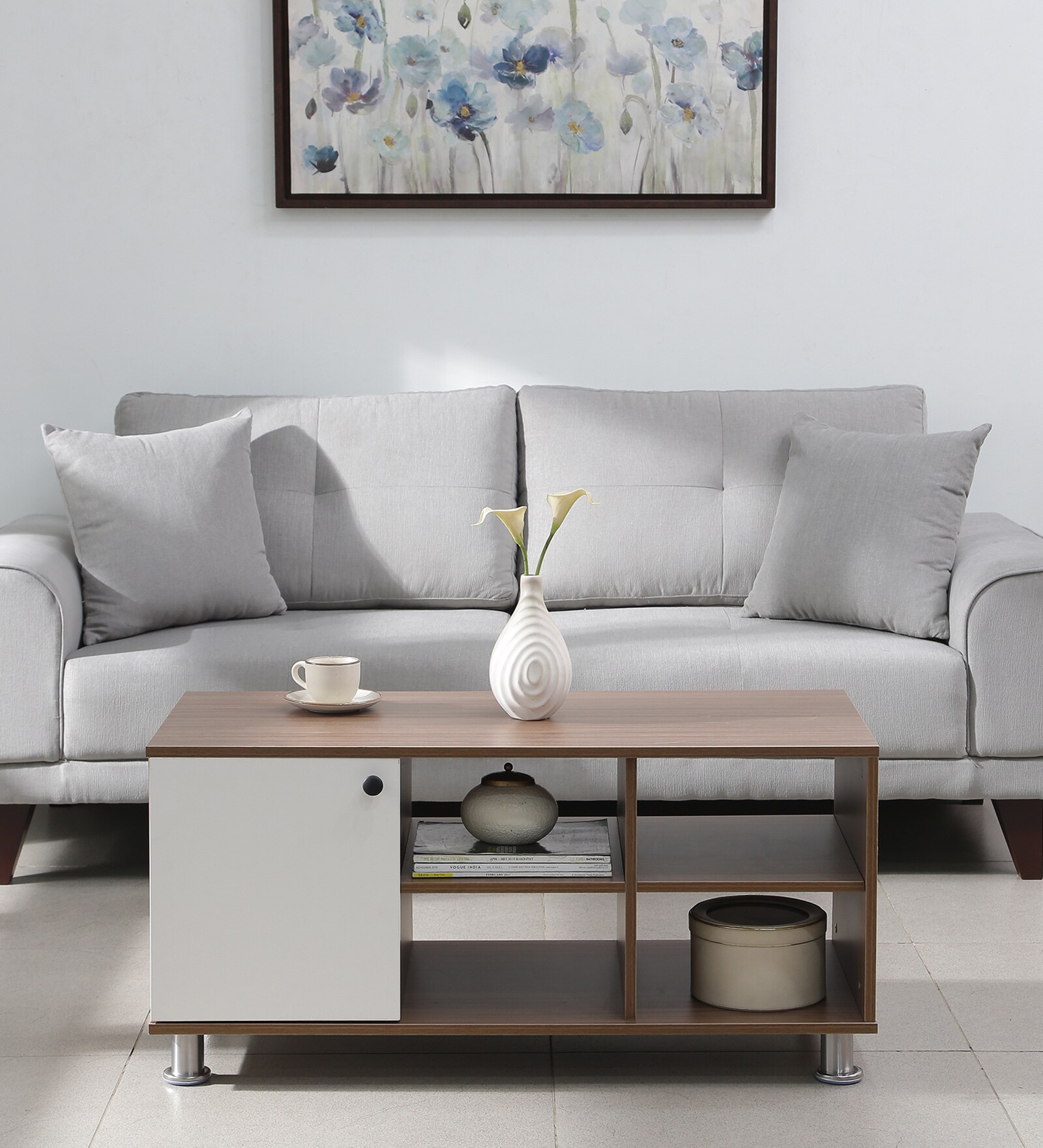 Buy Solitude Wood Top Coffee Table In Beige Finish at 54 OFF by Green Soul Pepperfry