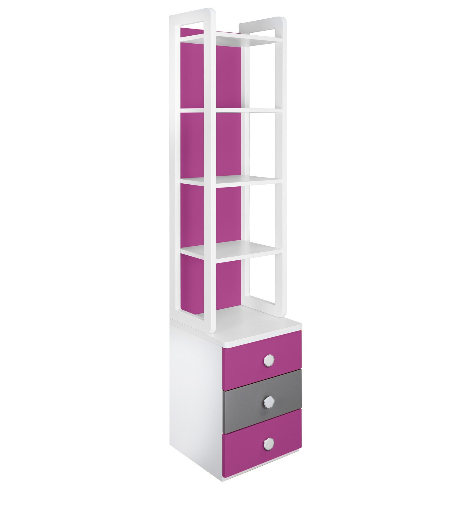 Solo Bookcase in Majenta Colour