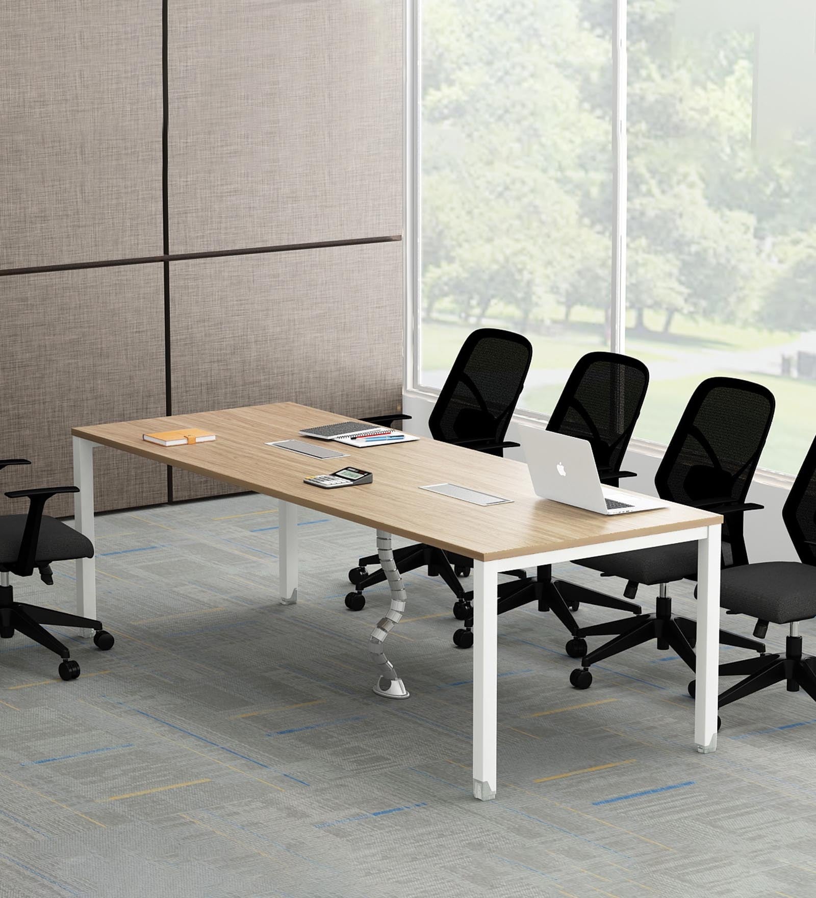 Scriba Workstation In Persian Walnut Finish