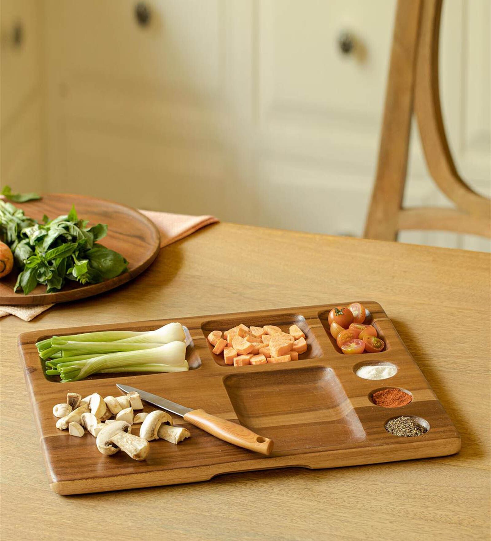 Sous Chef Multi Brown OaK Wood Chopping Board