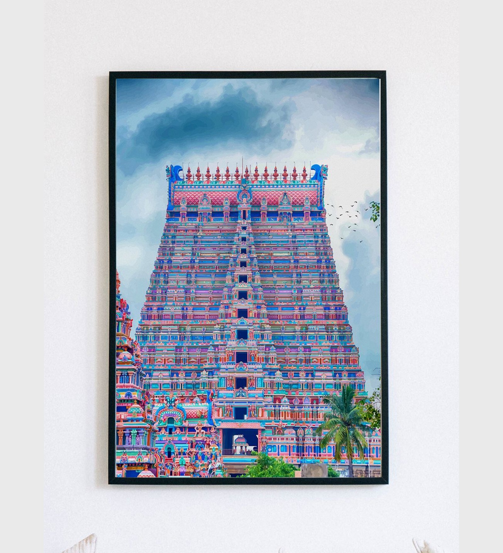 South Indian Temple Art Painting