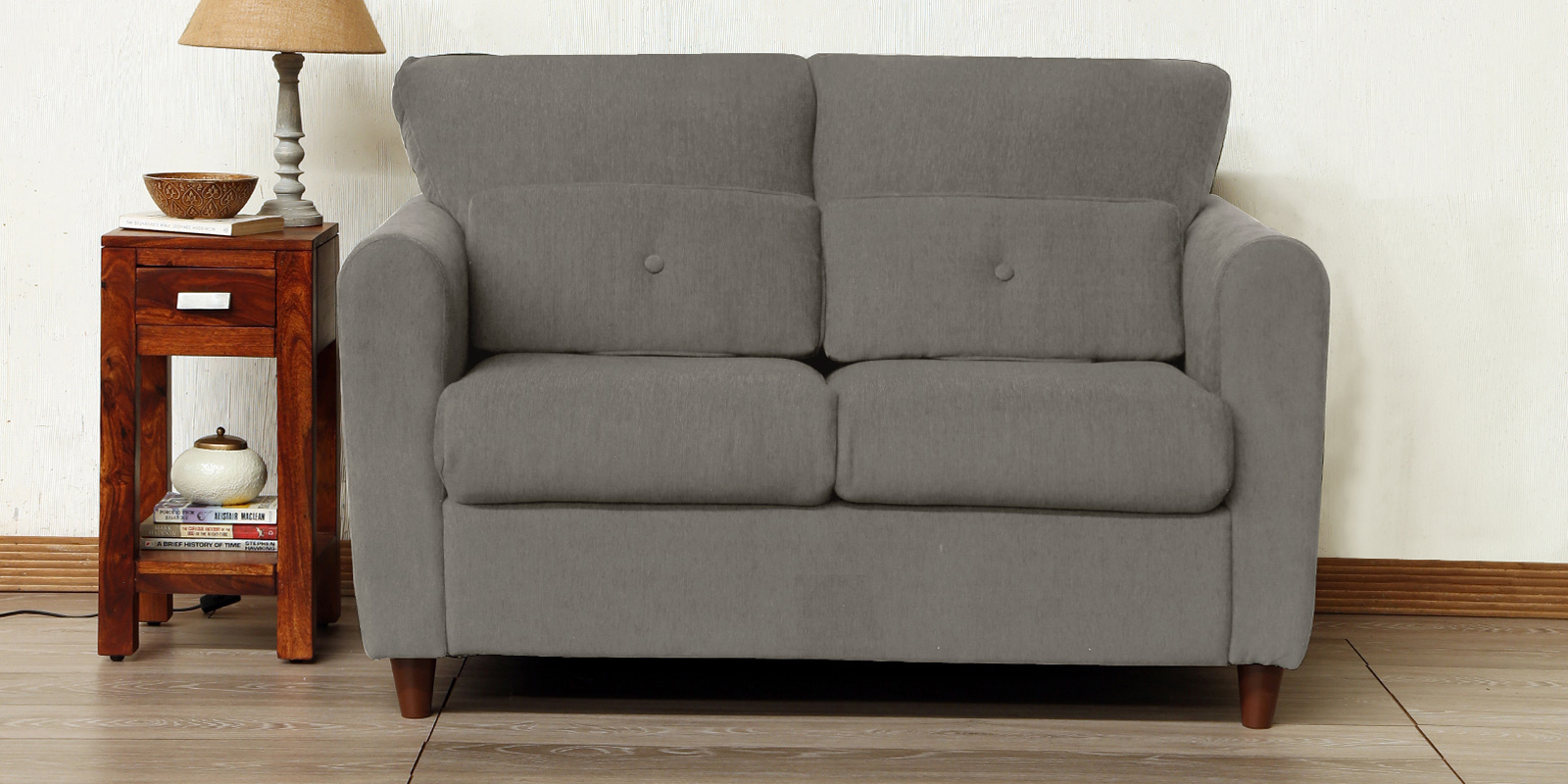 Sofia 2 Seater Sofa in Ash Grey Colour