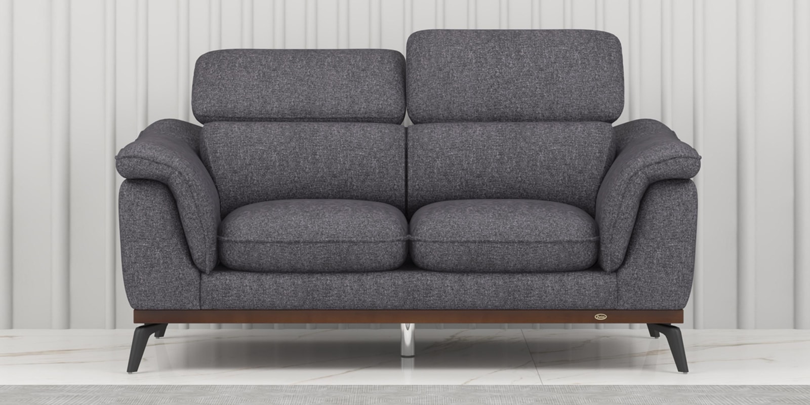 Somerset 2 Seater Sofa in Thunder Grey Colour Somerset 2 Seater Sofa in Thunder Grey Colour