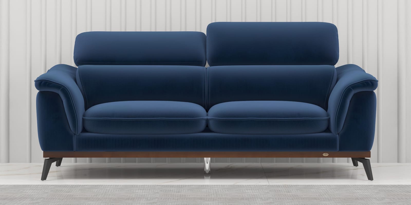 Somerset 3 Seater Sofa in Midnight Blue Colour