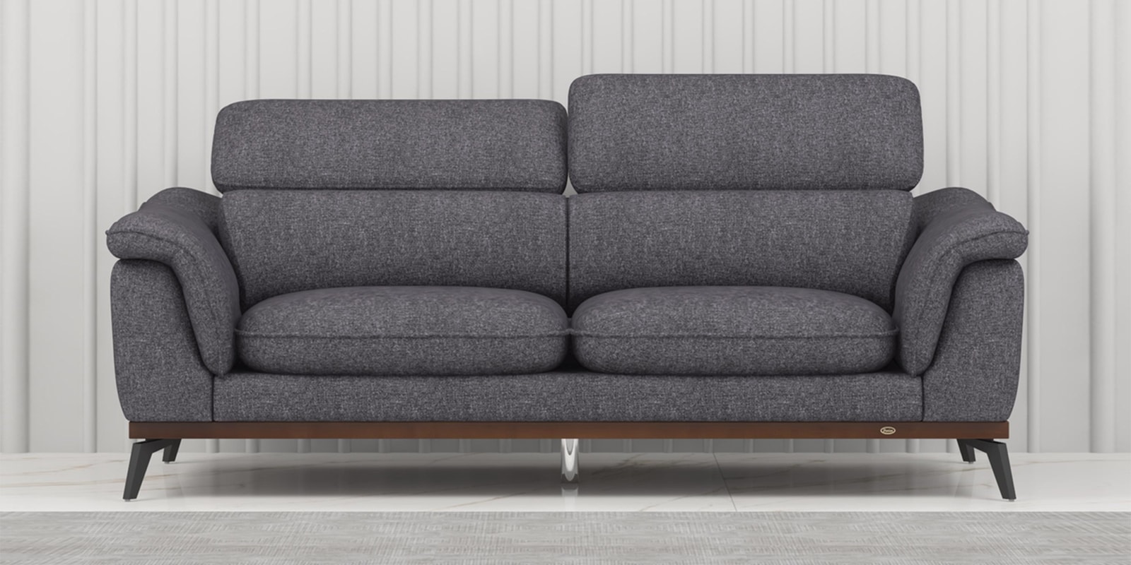 Somerset 3 Seater Sofa in Thunder Grey Colour Somerset 3 Seater Sofa in Thunder Grey Colour