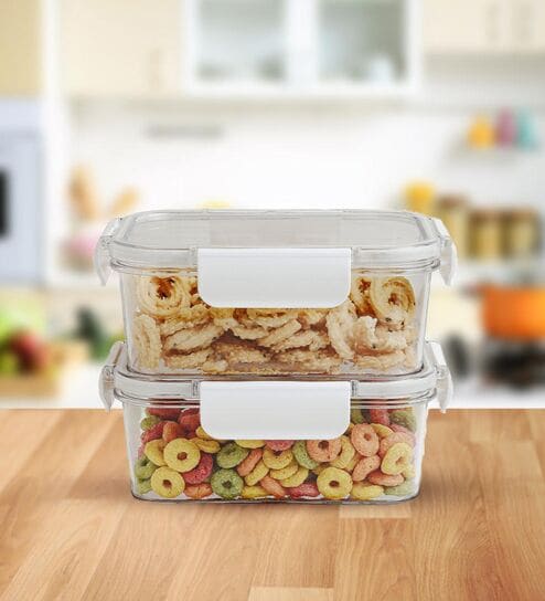 SoFresh Rectangular Containers 800ML (2pcs Set)