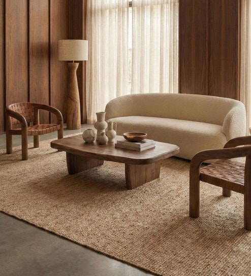 Soft Braided Rug 8X10 ft| Tan Carpet Dhurrie