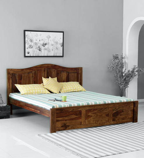 pepperfry wooden cot