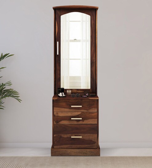 Solingen Sheesham Wood Dresser in Scratch Resistant Rustic Teak Finish