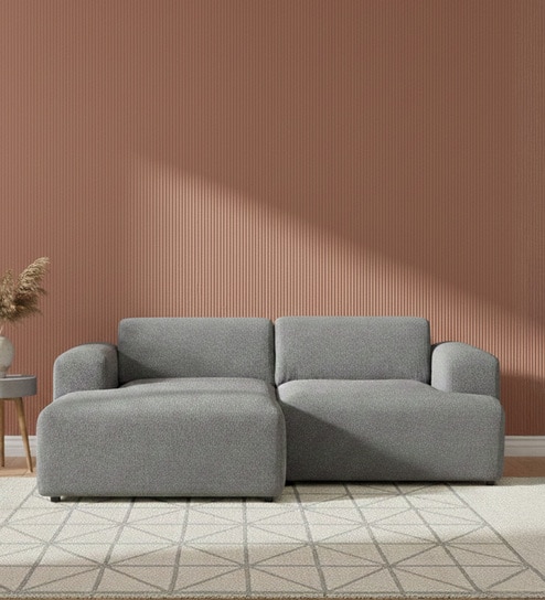 nestroots Sophisticated Comfort 2 Seater RHS Sofa In Grey Colour-picture-46