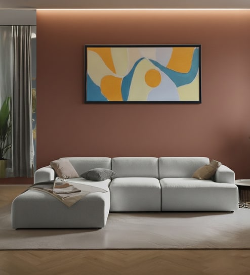 Sophisticated Comfort 3 Seater RHS Sofa In Grey Colour-image-37