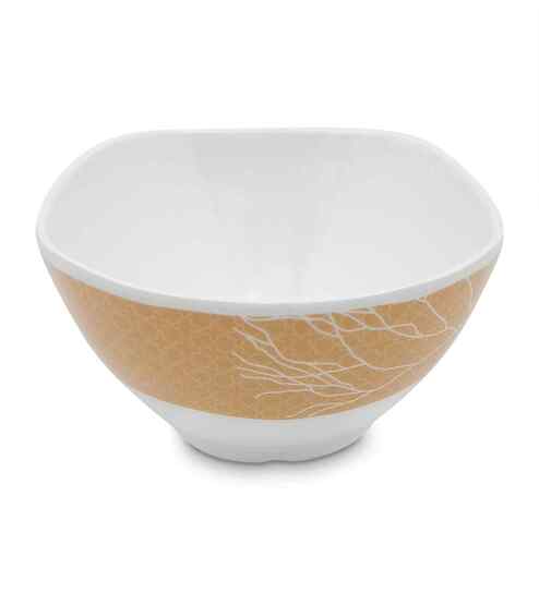 Soup Bowl Set - Golden Branch (4.5") ,Stain Free, Glazed Finish, Pure Melamine ,6 Nos.