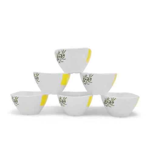 Soup Bowl Set - Olivia (4.5") , Stain Free, Glazed Finish, Pure Melamine ,6 Nos.