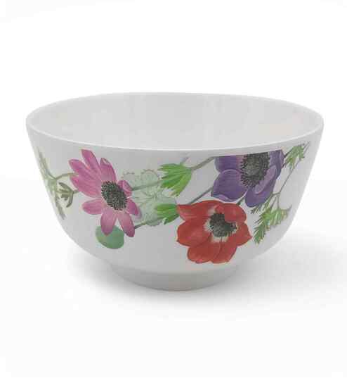 Soup Bowl Set - Poppy (4.5") , Stain Free, Glazed Finish, Pure Melamine ,6 Nos.