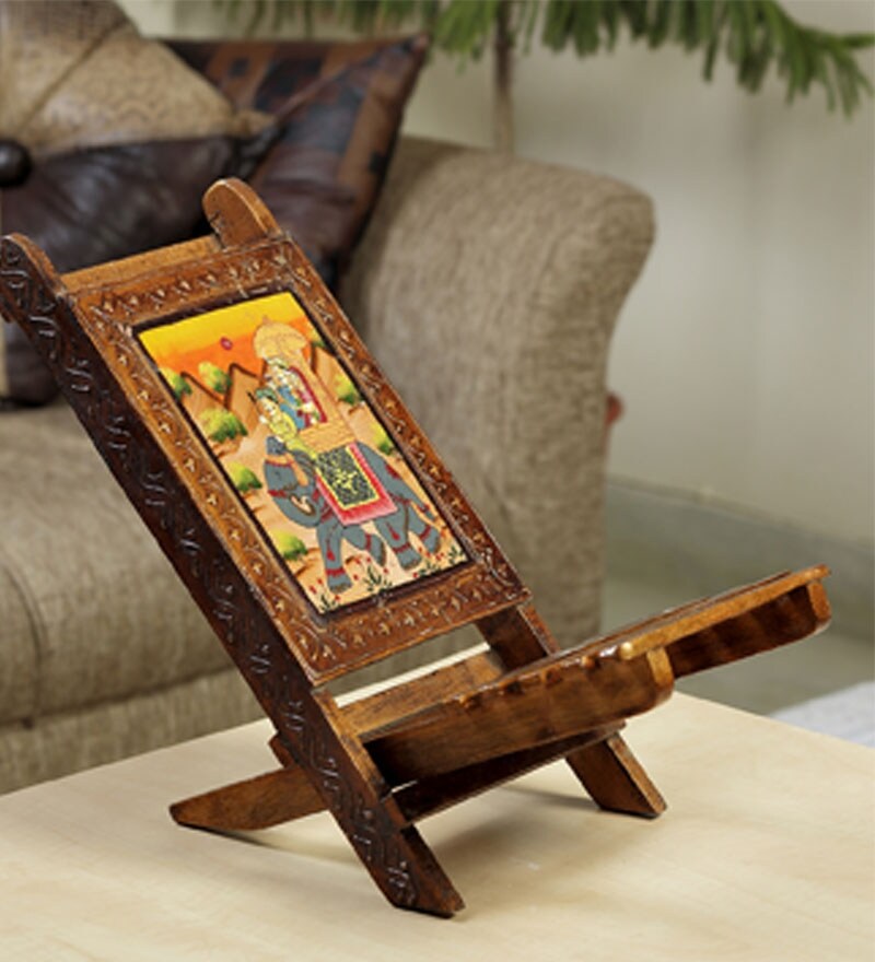 Buy Aapno Rajasthan Solid Wood Hand Painted Folding Chair