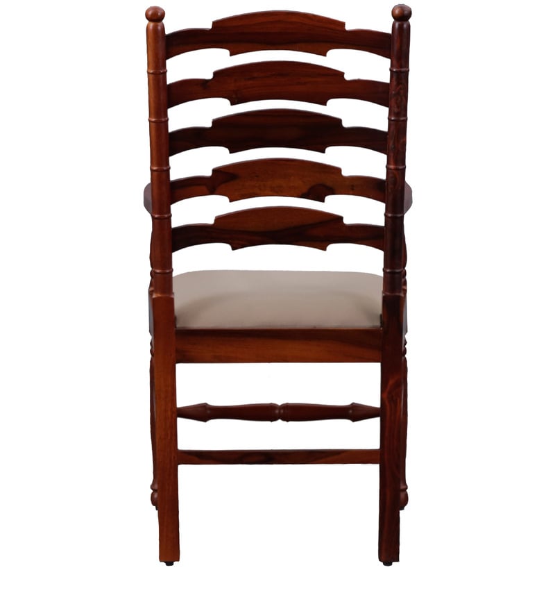 Buy Zenith Solid Wood Arm Chair in Honey Oak Finish by Amberville ...