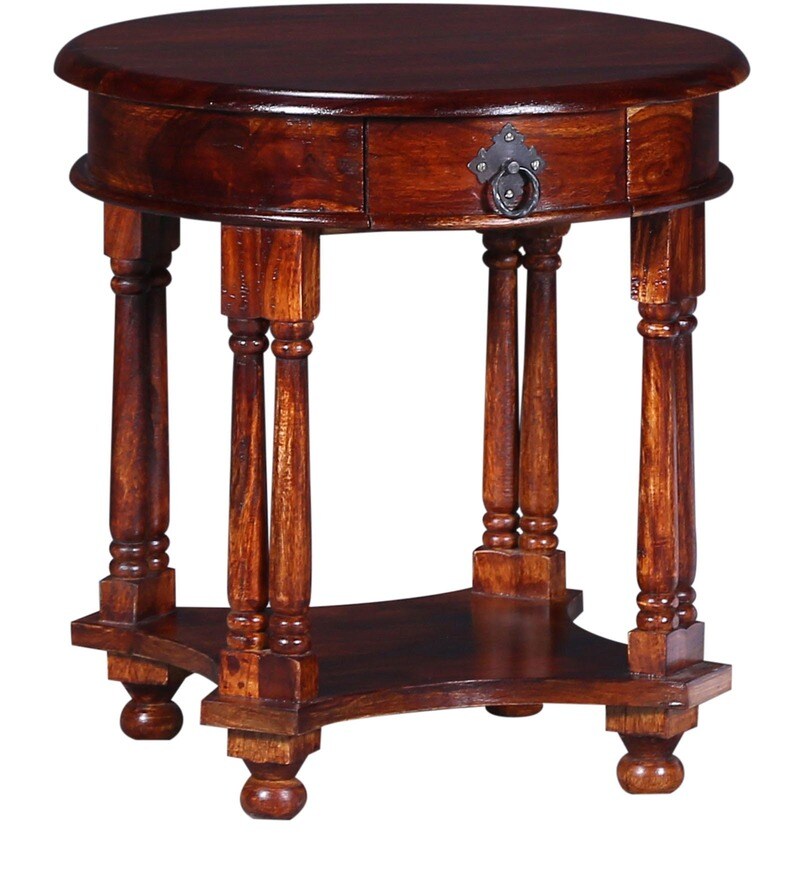 Buy Amherst End Table In Honey Oak Finish By Amberville Online