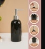 Black Ceramic Rounded Soap Dispenser