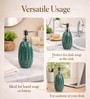 Green Ceramic Rounded Soap Dispenser