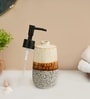 Multicolor Ceramic Oblong Wave Soap Dispenser