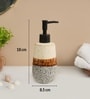Multicolor Ceramic Oblong Wave Soap Dispenser