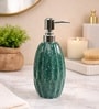Green Ceramic Rounded Soap Dispenser