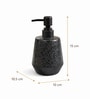 Black Ceramic Rounded Soap Dispenser
