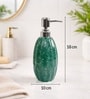 Green Ceramic Rounded Soap Dispenser