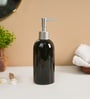 Black Ceramic Rounded Soap Dispenser